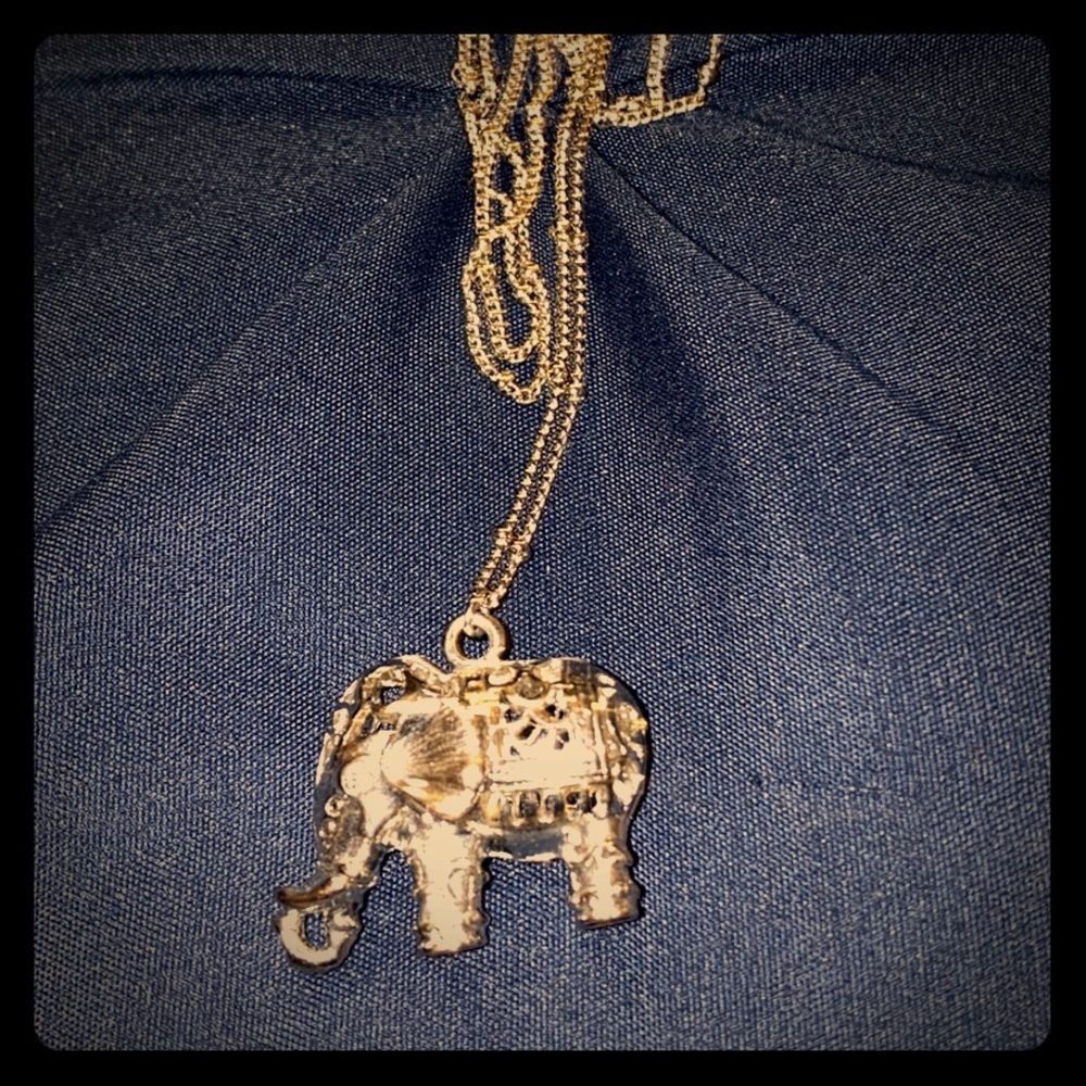 Elephant Long Necklace